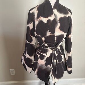 & Other Stories Black and Pink Patterned Jacket